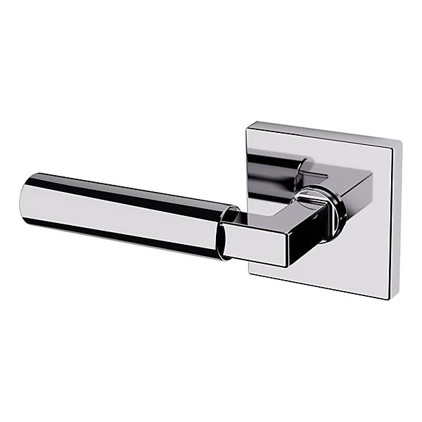 Baldwin Estate L029 Gramercy Left Handed Half Dummy Lever with R017 Rose in Polished Chrome finish