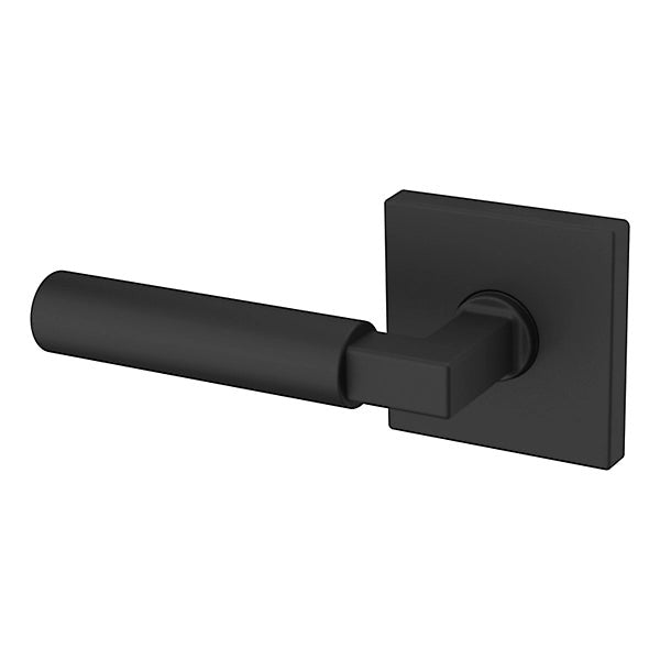 Baldwin Estate L029 Gramercy Left Handed Half Dummy Lever with R017 Rose in Satin Black finish