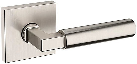 Baldwin Estate L029 Gramercy Right Handed Half Dummy Lever with R017 Rosette in Lifetime Satin Nickel finish