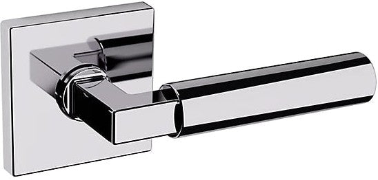 Baldwin Estate L029 Gramercy Right Handed Half Dummy Lever with R017 Rosette in Polished Chrome finish