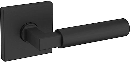 Baldwin Estate L029 Gramercy Right Handed Half Dummy Lever with R017 Rosette in Satin Black finish