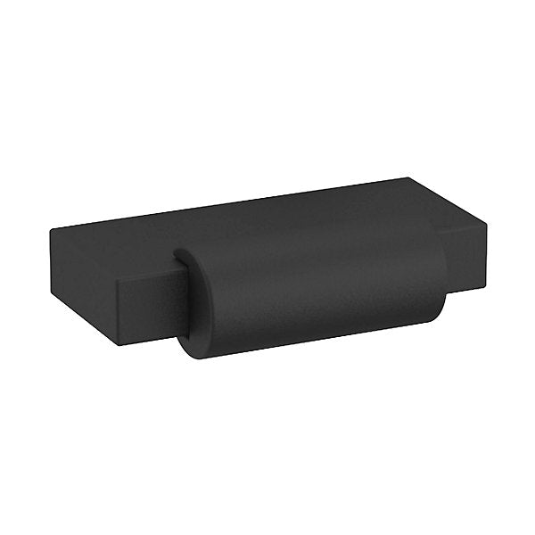 Baldwin Estate Modern Knob 1.9" in Satin Black finish