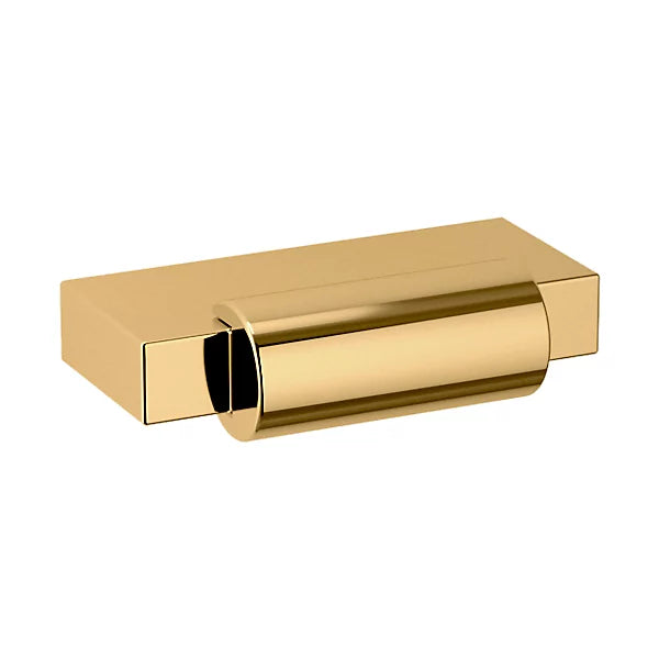 Baldwin Estate Modern Knob 1.9" in Unlacquered Brass finish