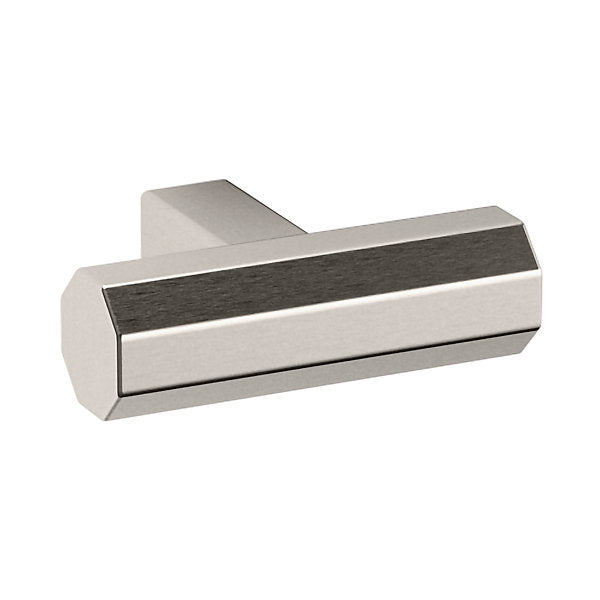 Baldwin Estate Octagonal Knob 1.5" in Satin Nickel finish