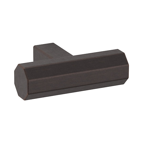 Baldwin Estate Octagonal Knob 1.5" in Venetian Bronze finish