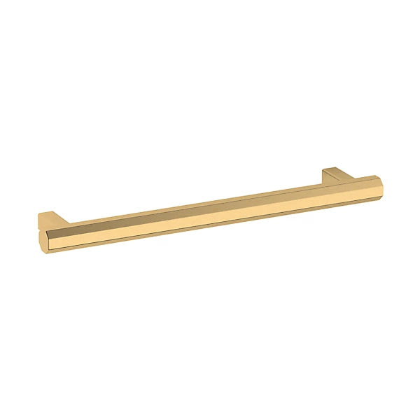 Baldwin Estate Octagonal Pull 6" in Lifetime Satin Brass finish