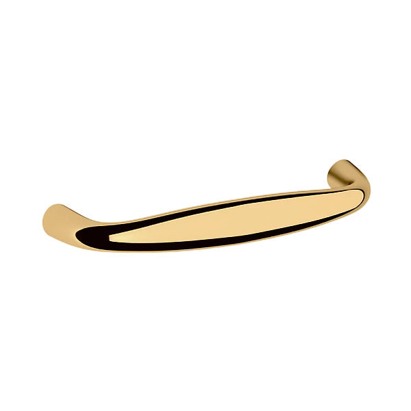 Baldwin Estate Oval Pull 4" in Lifetime Polished Brass finish