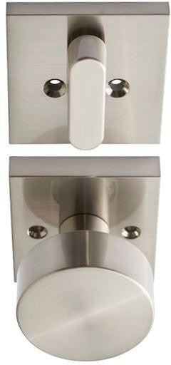 Better Home Products Belvedere Handleset Trim Knob - Exterior Handleset Sold Separately in Satin Nickel finish