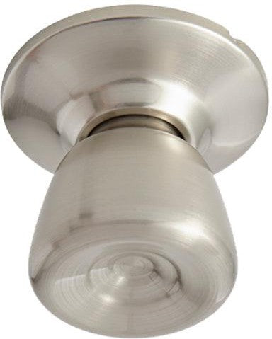 Better Home Products Land's End Handleset Trim Tulip Knob in Satin Nickel finish