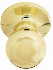 The Better Home Products Marina Ball Passage Knob in Black finish