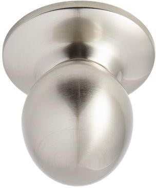 Better Home Products Miraloma Park Dummy Egg Knob in Satin Nickel finish