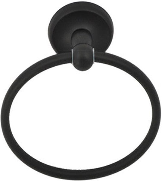 Better Home Products Miraloma Park Towel Ring in Black finish