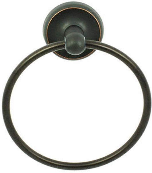 Better Home Products Miraloma Park Towel Ring in Dark Bronze finish