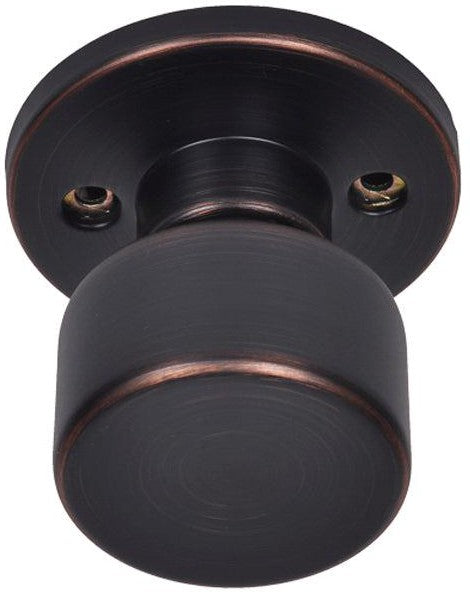 Better Home Products Mission Bell Dummy Knob in Dark Bronze finish