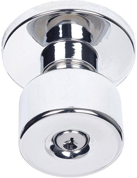 Better Home Products Mission Bell Entry Knob in Chrome finish
