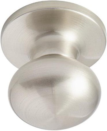 Better Home Products Noe Valley Mushroom Passage Knob in Satin Nickel finish