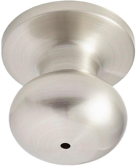 Better Home Products Noe Valley Mushroom Privacy Knob in Satin Nickel finish