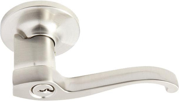 Better Home Products Pacific Heights Entry Lever - Right Handed in Satin Nickel finish