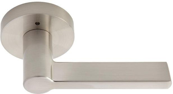 Better Home Products Rockaway Beach Privacy Lever in Satin Nickel finish