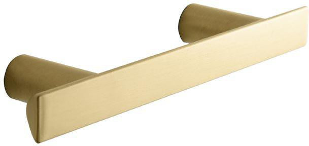 Better Home Products Santa Cruz Solid Bar Pull 3 3/4" C-to-C in Satin Brass finish