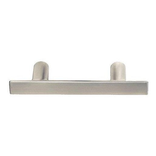 Better Home Products Santa Cruz Solid Bar Pull 3" C-to-C in Satin Nickel finish