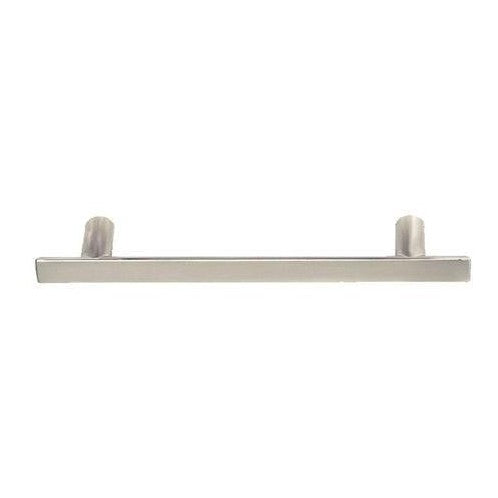 Better Home Products Santa Cruz Solid Bar Pull 6 1/4" C-to-C in Satin Nickel finish