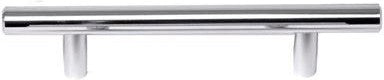 Better Home Products Skyline Solid Bar Pull 3 3/4" C-to-C in Chrome finish