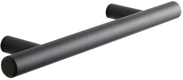 Better Home Products Skyline Solid Bar Pull 3 3/4" C-to-C in Matte Black finish