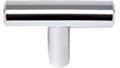 Better Home Products Skyline Solid T Bar Pull in Chrome finish