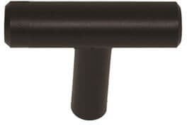 Better Home Products Skyline Solid T Bar Pull in Matte Black finish