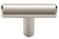 Better Home Products Skyline Solid T Bar Pull in Satin Nickel finish