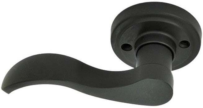 Better Home Products Twin Peaks Half Dummy Lever - Left Handed in Black finish