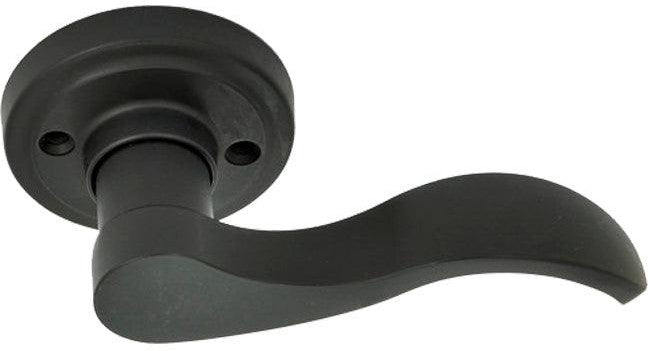 Better Home Products Twin Peaks Half Dummy Lever - Right Handed in Black finish