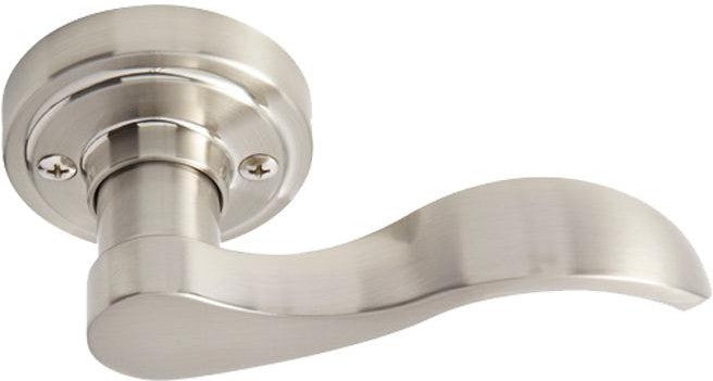 Better Home Products Twin Peaks Half Dummy Lever - Right Handed in Satin Nickel finish