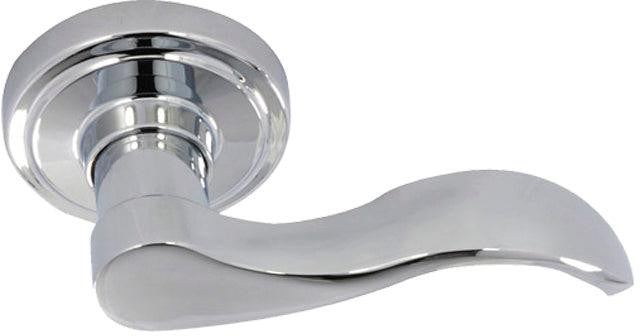 Better Home Products Twin Peaks Passage Lever in Chrome finish