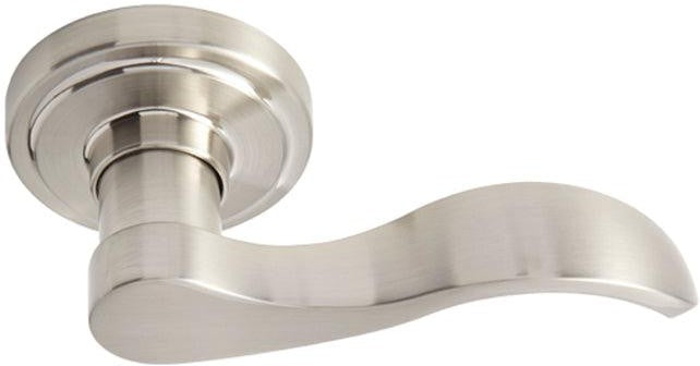 Better Home Products Twin Peaks Passage Lever in Satin Nickel finish