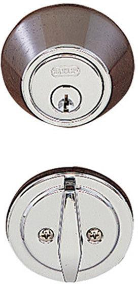 Better Home Products UL Single Cylinder Deadbolt in Chrome finish