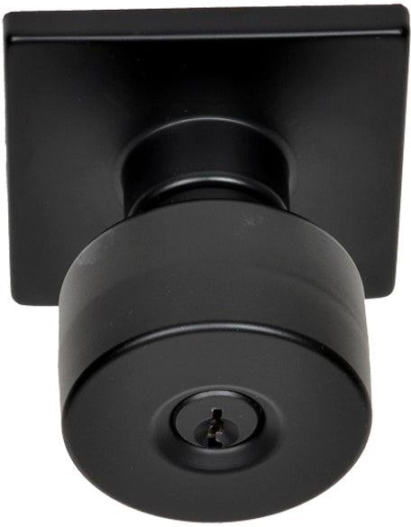 Better Home Products Union Square Entry Knob in Black finish