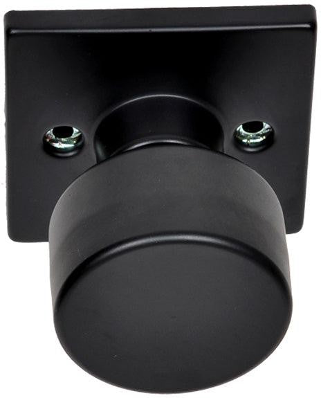 Better Home Products Union Square Handleset Trim Knob in Black finish