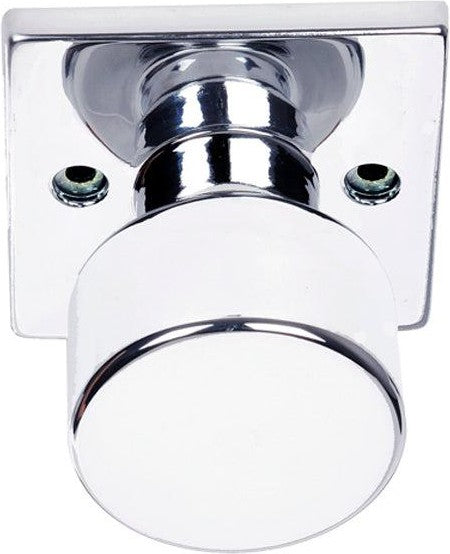 Better Home Products Union Square Handleset Trim Knob in Chrome finish