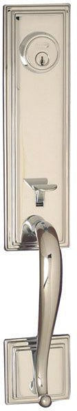 Better Home Products Union Square Handleset with Ball Knob Interior in Chrome finish