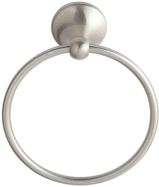 Better Home Products Waterfront Towel Ring in Satin Nickel finish