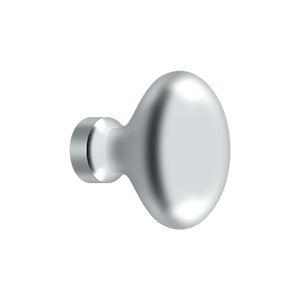 Deltana 1 1/4" Oval Knob in Polished Chrome finish