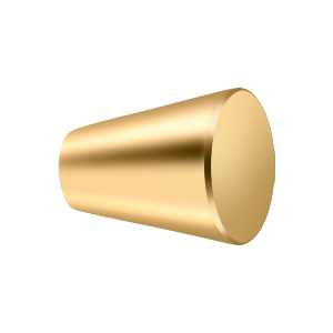 Deltana 1 1/8" Cone Cabinet Knob in PVD Polished Brass finish