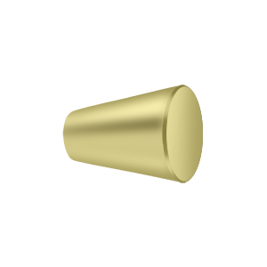 Deltana 1" Cone Cabinet Knob in Polished Brass finish