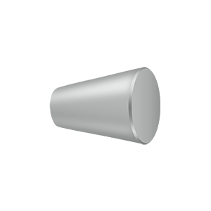 Deltana 1" Cone Cabinet Knob in Satin Stainless Steel finish