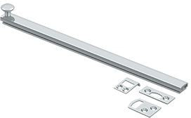 Deltana 12" Heavy Duty Concealed Screw Surface Bolt in Polished Chrome finish