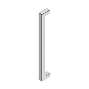 Deltana 18" CTC Contemporary Pull, Single Side in Polished Stainless finish