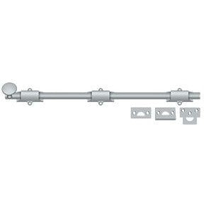 Deltana 18" Heavy Duty Surface Bolt in Satin Chrome finish