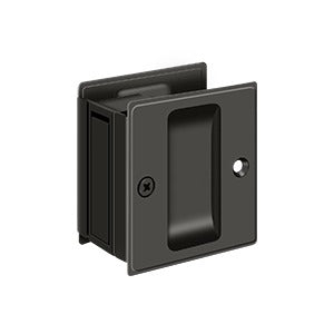 Deltana 2-1/2" x 2-3/4" Pocket Door Passage in Oil Rubbed Bronze finish